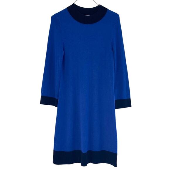 Boden Blue and Pink Knit Dress US10 - Picture 1 of 3